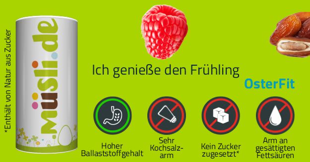 Infobild des Müslis OsterFit von müsli.de