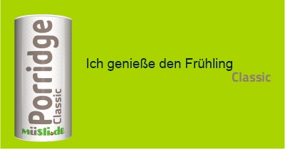 Infobild des Müslis Classic Porridge von müsli.de