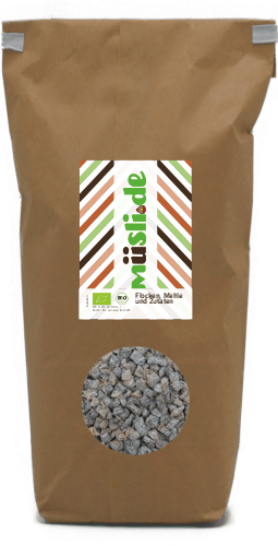 Bild der Verpackung (Dose) des Bio Müslis Bio Aprikosen gehackt von müsli.de