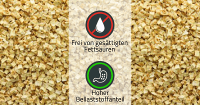 Infobild der Zutat Bio Apfelstückchen 150g von müsli.de