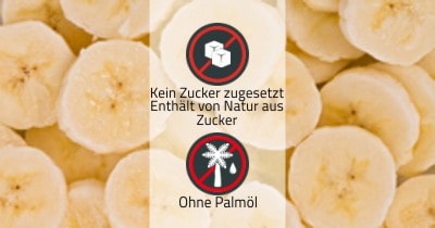 Infobild der Zutat Bio Bananenchips von müsli.de