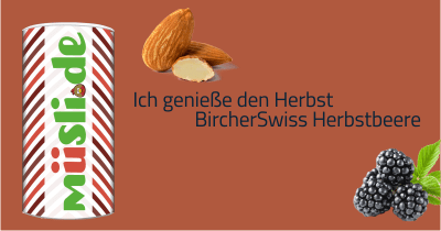 Infobild des Müslis Bircher Swiss Herbstbeere von müsli.de