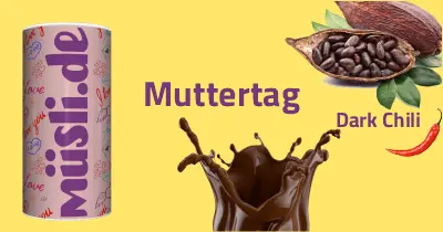 Infobild des Müslis Dark Chili Vegan zum Muttertag von müsli.de