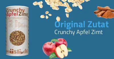 Infobild der Zutat Bio Crunchy Apfel Zimt [crunchy] von müsli.de