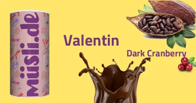 müsli.de |Produktbild Valentin Dark Cranberry