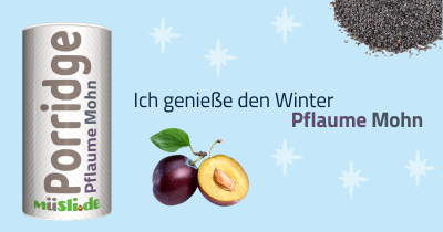 Infobild der Zutat Pflaume-Mohn Porridge von müsli.de