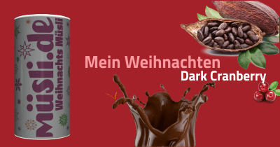 Infobild des Müslis Weihnachts Dark Cranberry von müsli.de