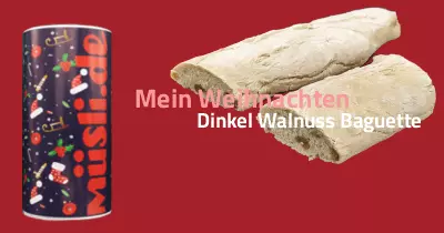 Infobild des Müslis Dinkel Walnuss Baguette von müsli.de