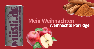 Infobild des Müslis Weihnachts Porridge von müsli.de